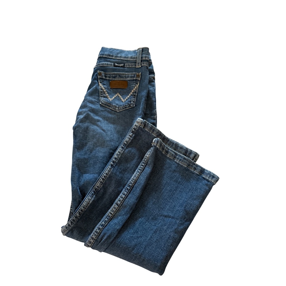 Wrangler Boys Retro Bootcut Jeans Medium Wash Blue Size 7 Regular 112321496